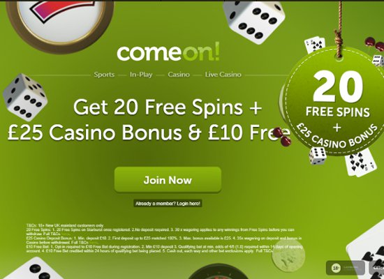 Is ComeOn the one? A review of ComeOn Casino